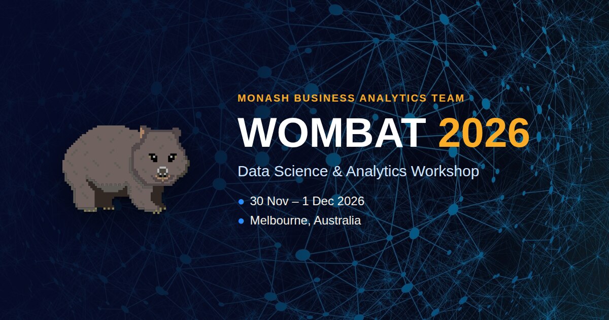 Data Science & Analytics Workshop – WOMBAT 2026